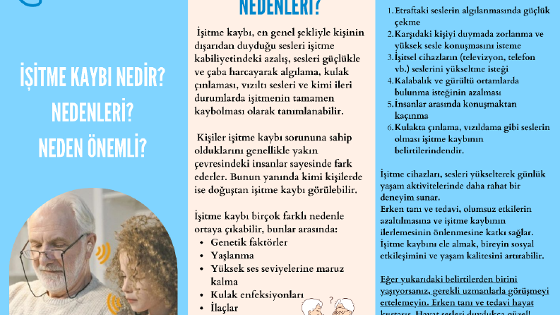 İşitme Kaybı & İşitme Cihazları Hk. Bilgilendirici Broşür