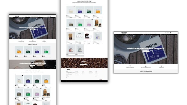 The Coaster Coffee  E-Ticaret Projesi