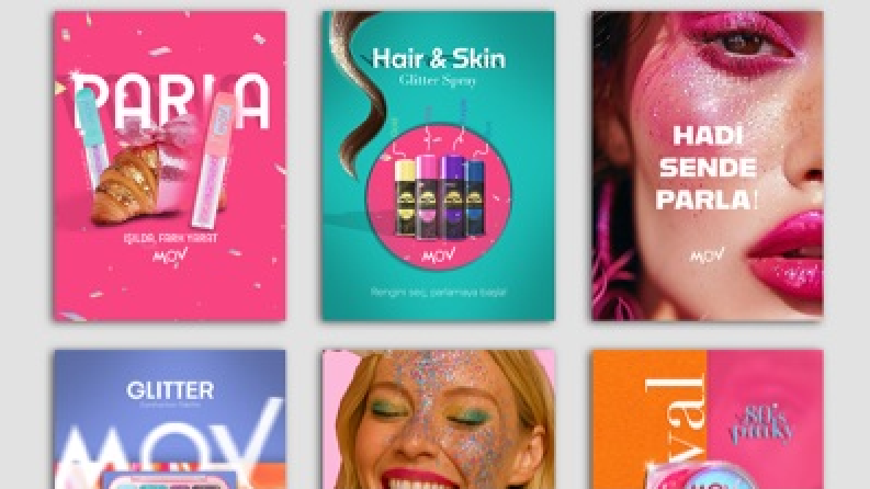 Mow Glitter Post Tasarımları