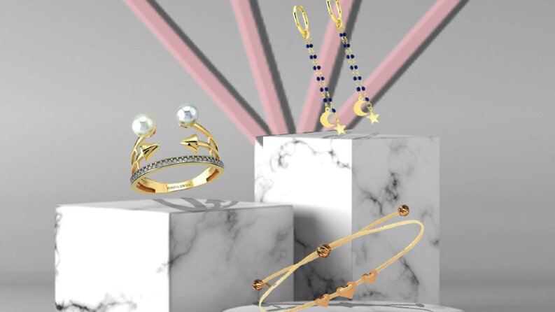 Foreva Jewels için örnek sosyal medya post tasarımı