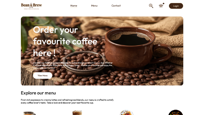 Coffee Cafe Site