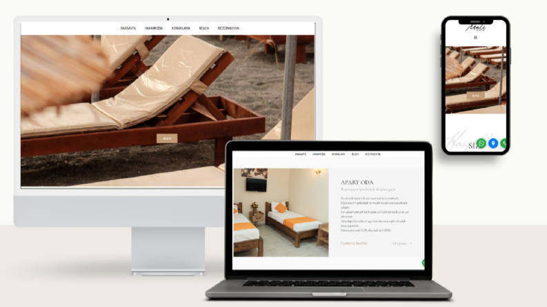 Konaklamalı Beach Club Web Sitesi