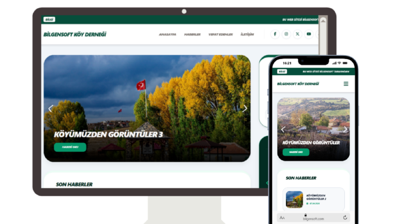 Köy ve Dernek İçin Web Teması