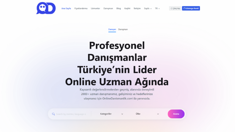 Online Danışmanlık - Ön yüz, CMS ve Mobil