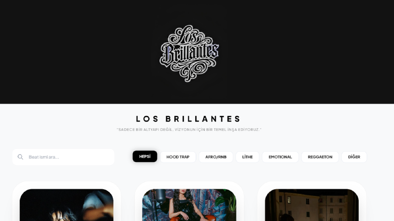 Los Brillantes - Beat Store ve Müzik Satış Platformu