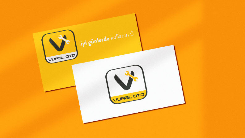 Vural oto logo tasarımı