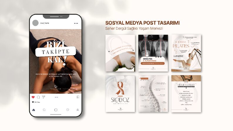 Seher Dergül Sağlıklı Yaşam Merkezi Post Tasarımı