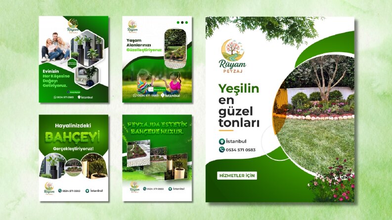 Rüyam Peysaj Sosyal Medya Tasarımları