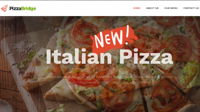 Pizza Sitesi Örneği