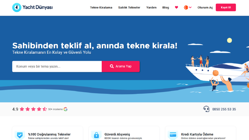 Yacht Dünyası - Tanıtım İçerikleri