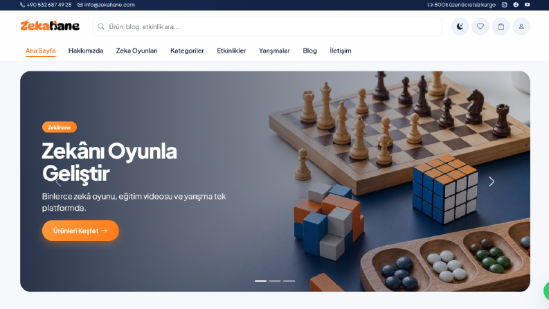 Zekahane E-Ticaret Sitesi
