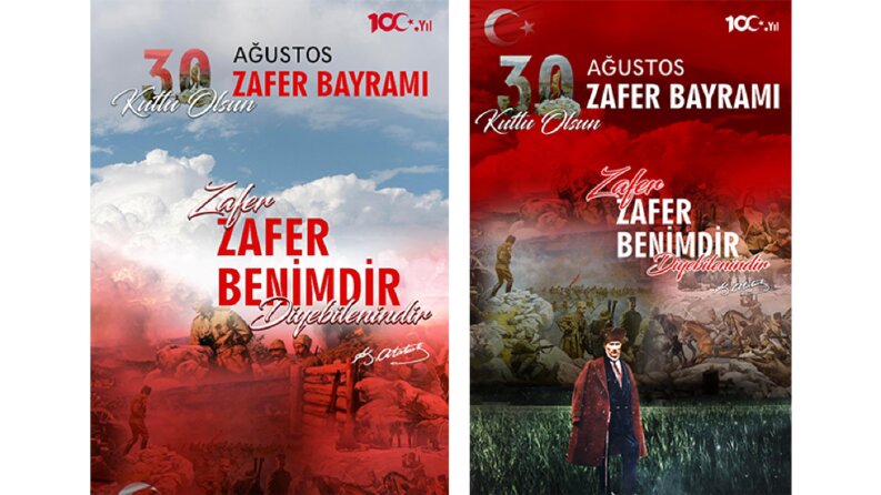 Zafer Bayramı(Özel gün sosyal medya) tasarımı