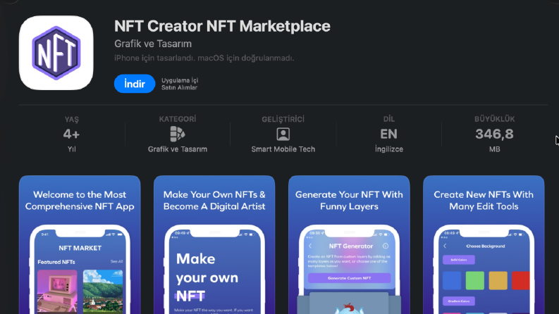 NFT Creator - Marketplace App