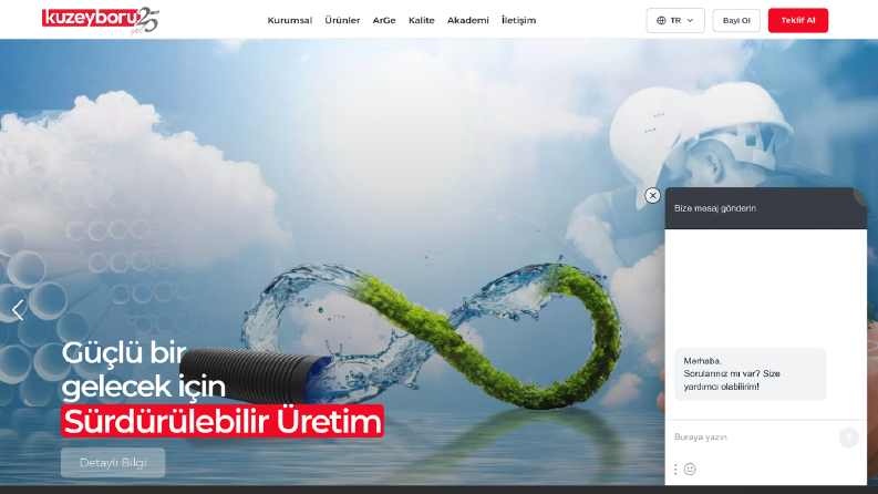 Kuzeyboru – Kurumsal Web Tasarımı