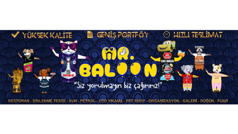 Mr. Baloon Banner Tasarımı