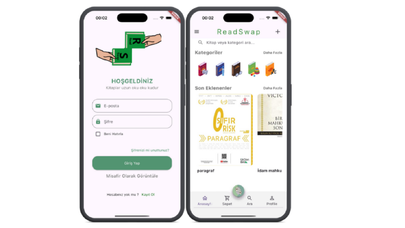 Readswap Mobil Uygulaması