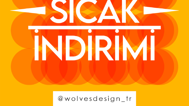 Konsept indirim sosyal medya tasarımları