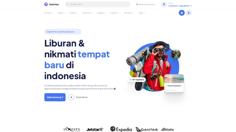 Destinize  - HTML&CSS Kodlama