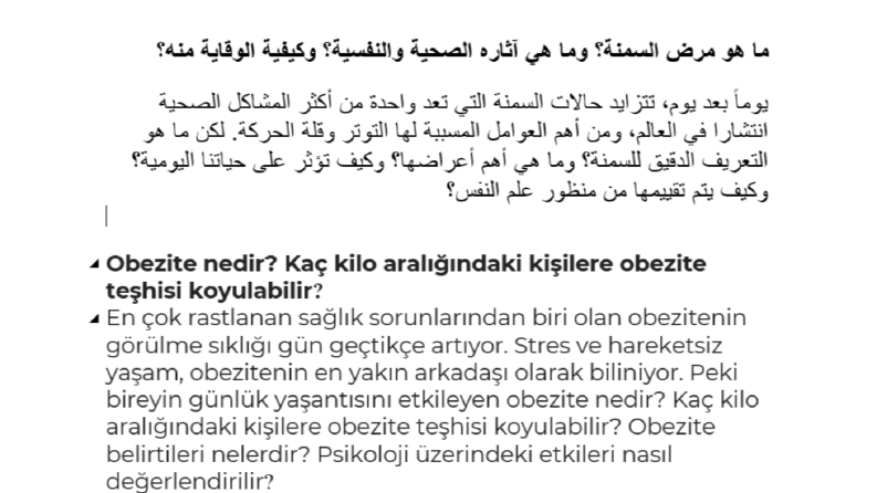 Obezite hastalığı 