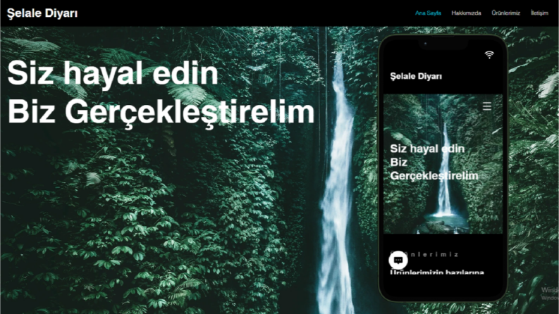 Şelale Diyarı Web Sitesi