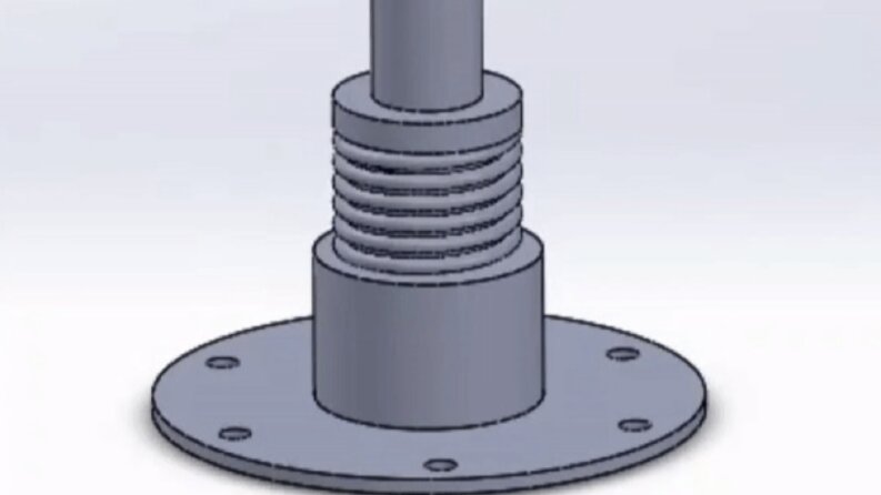 3D Hareketli Parça Çizimi