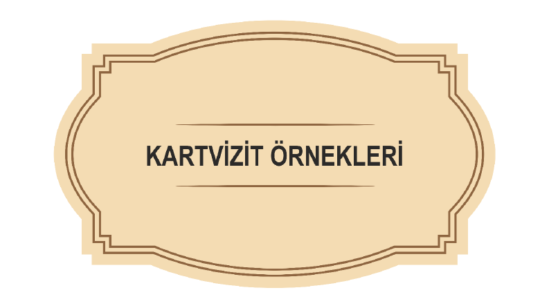 Kartvizit Çalışmalarım