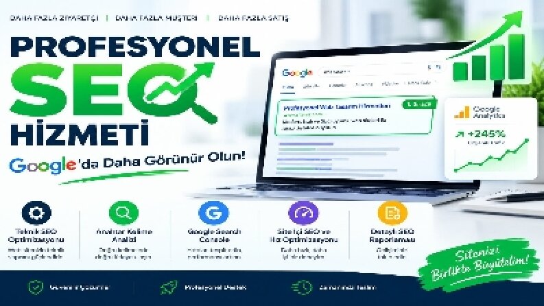 Web siteniz için profesyonel SEO çalışması yaparım