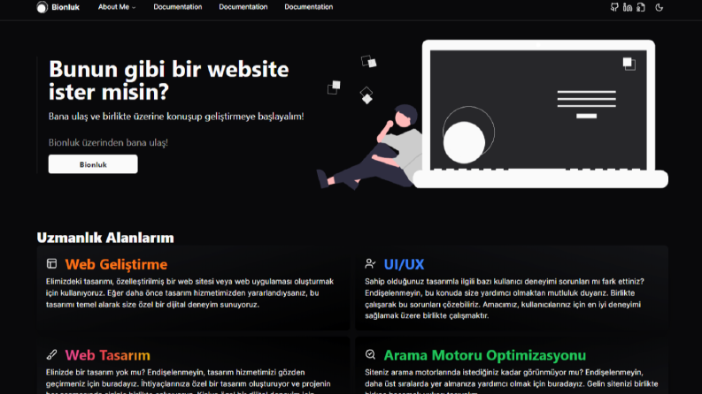 Kişisel Website Tasarımı