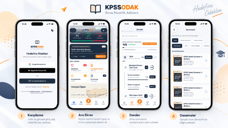 KPSS ODAK | iOS ve Android Mobil Uygulama Geliştirme