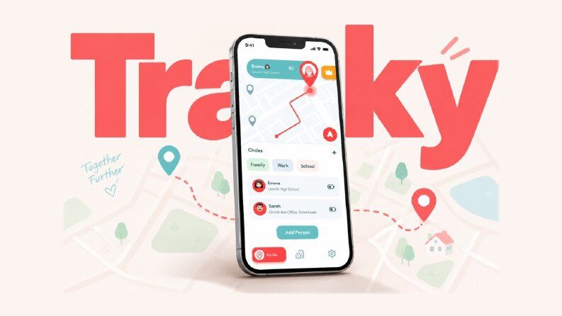 Tracky - Aile Konum Uygulaması Arayüz Tasarımı