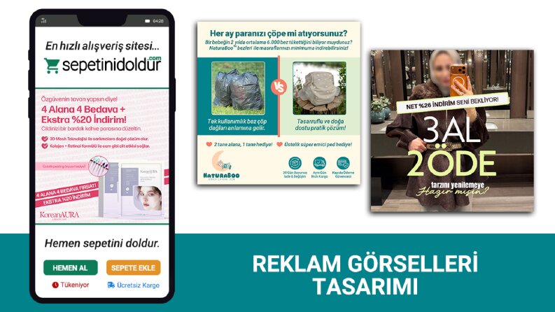 E-Ticaret için Reklam Görseli Tasarımı