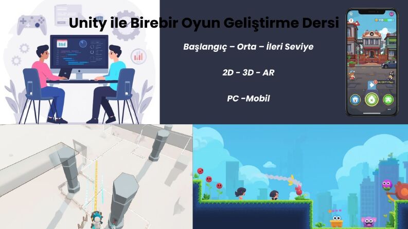 Unity ile Uygulamalı Oyun Geliştirme Dersleri (2D & 3D)