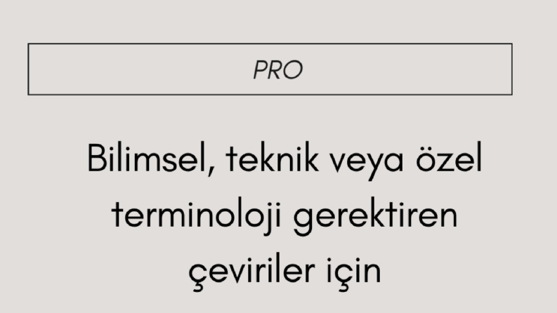 Bilimsel Makale Çevirisi