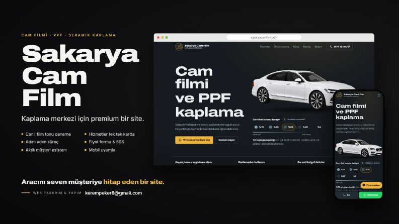 Sakarya Cam Film - Kaplama Merkezi Sitesi | 12.500 TL
