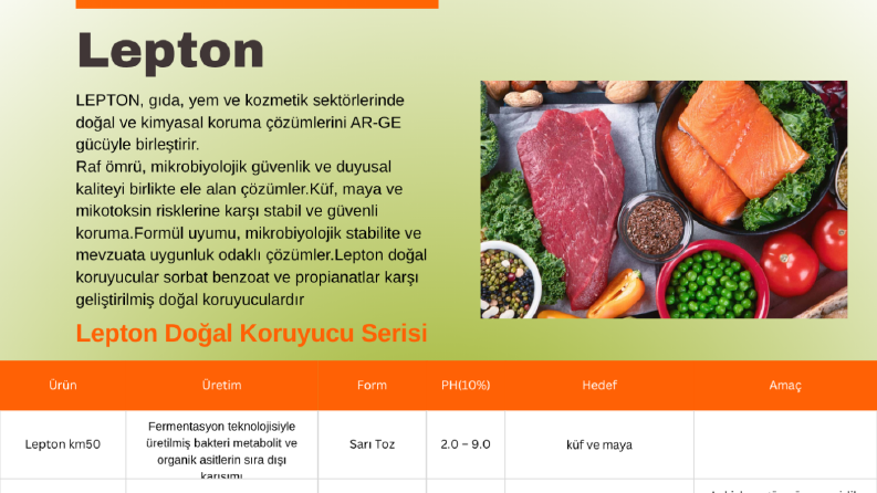 Lepton Gıda Koruyucları