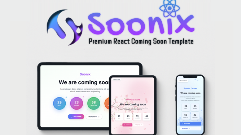 Soonix - Yakında Geliyoruz Sayfaları