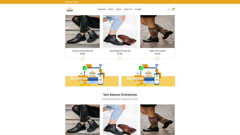 Moda Analiz - B2B ve B2C E-Ticaret Sitesi