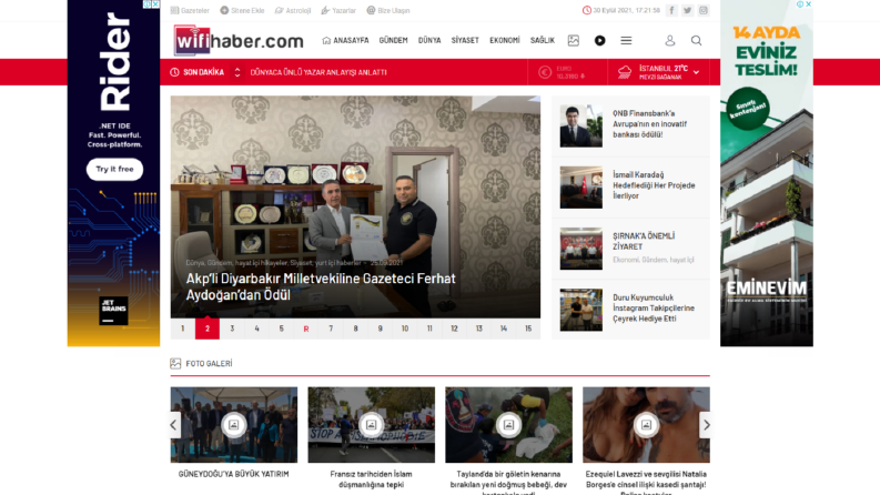 Harika Bir Haber Sitesi
