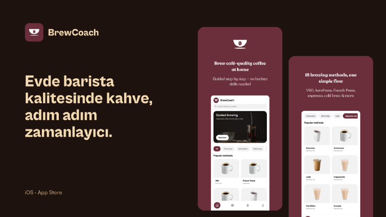 BrewCoach: Kahve Demleme Rehberi & Zamanlayıcı