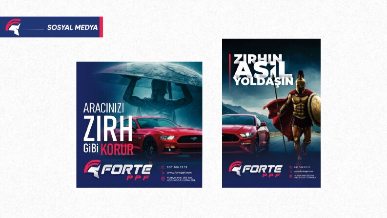 Forte PPF Sosyal Medya Tasarımı