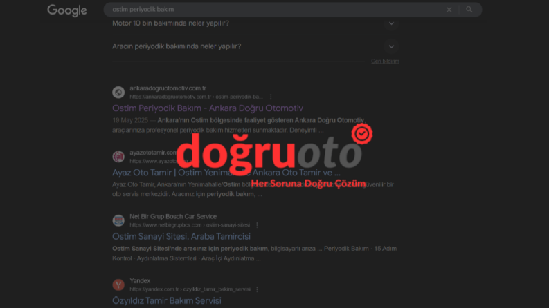 Ostim Periyodik – 1. Sayfa 1. Sıra Başarısı