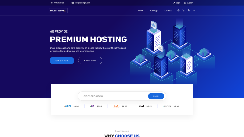 WHMCS + Wordpress hostier4.com