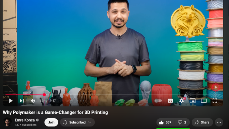 Ürün Tanıtım ve İnceleme Videosu - Polymaker Filament
