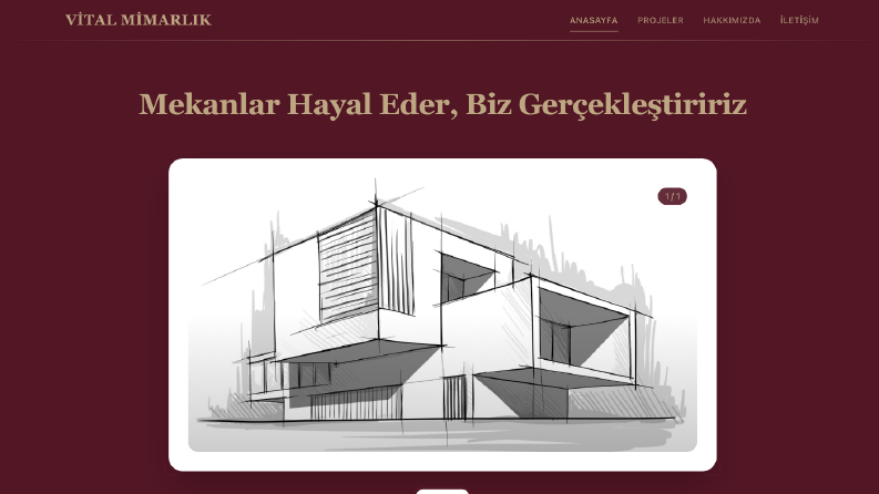 Mimarlık Sitesi Oluşturma