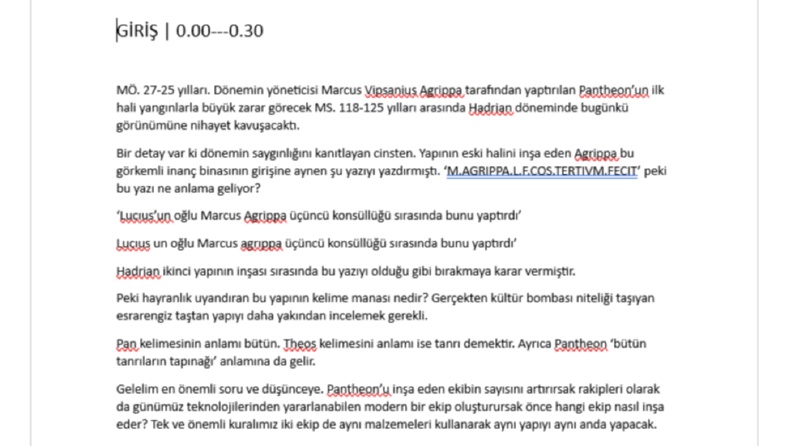 Mimari Yapılar [Pantheon]