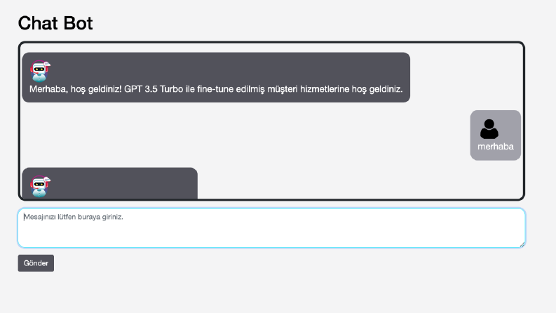 Chatgpt ile Çalışan Chatbot Tasarımı
