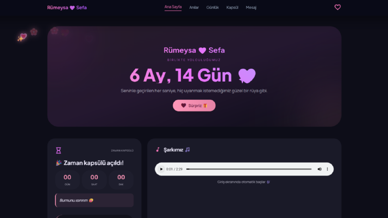 Geliştirdiğim Web Siteleri
