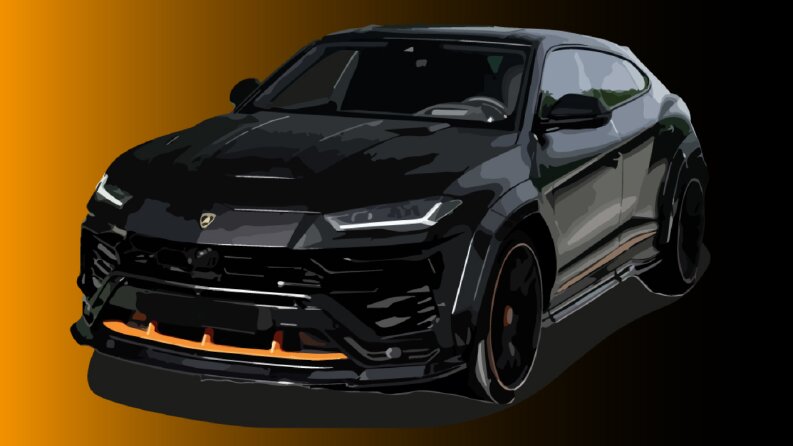 Lamborghini Urus İllüstrasyon
