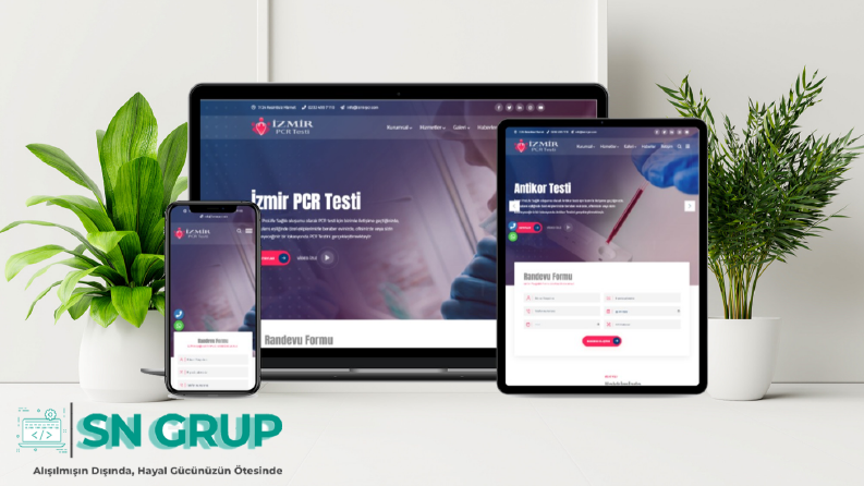 İzmir PCR Web Sitesi Tasarımı