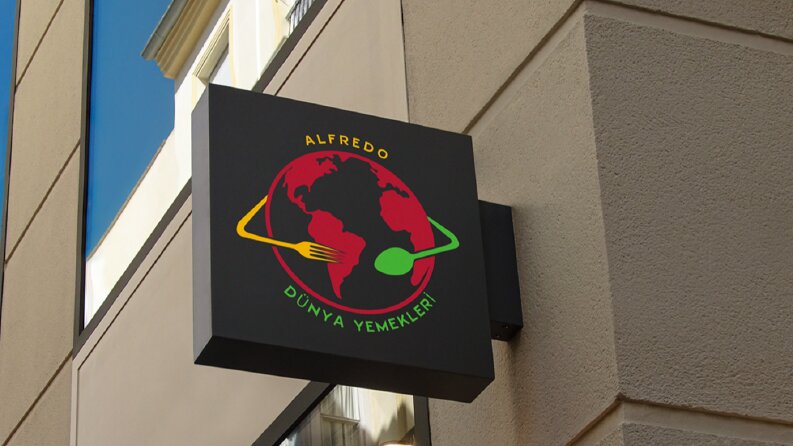 Alfredo restaurant - Logo